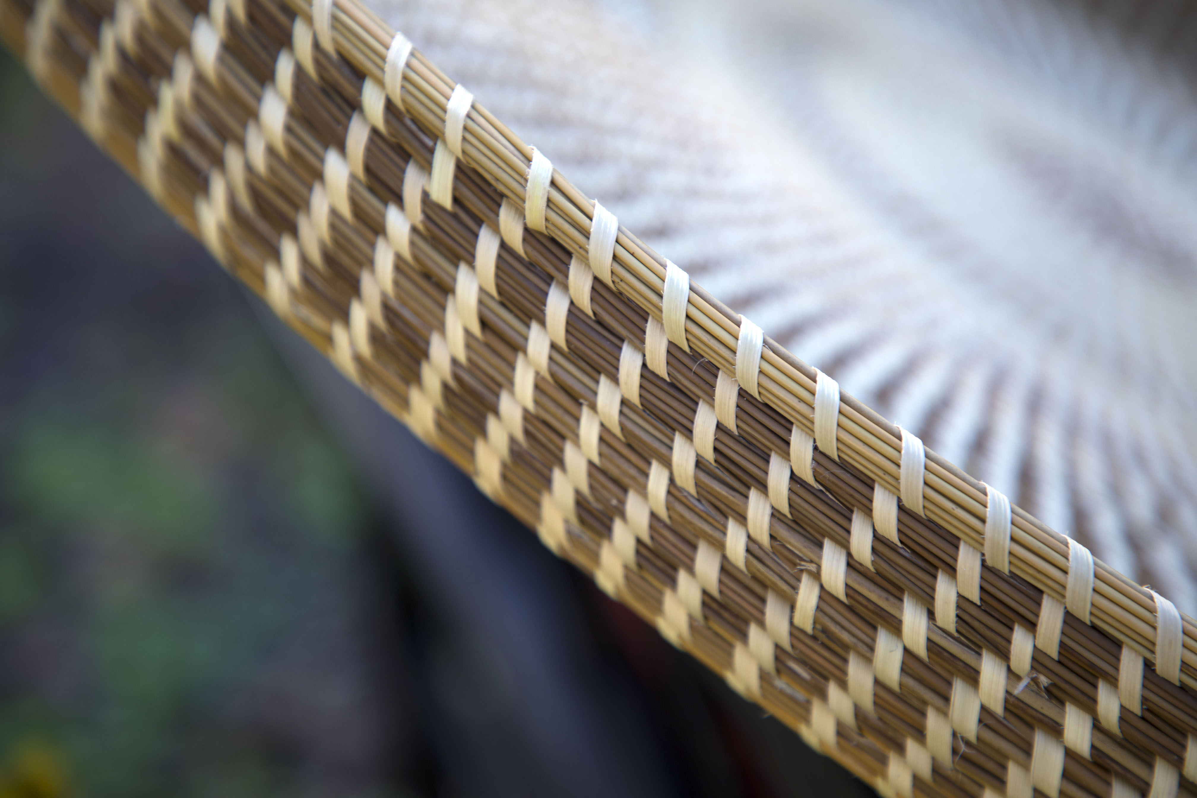 Sweetgrass basket detail
