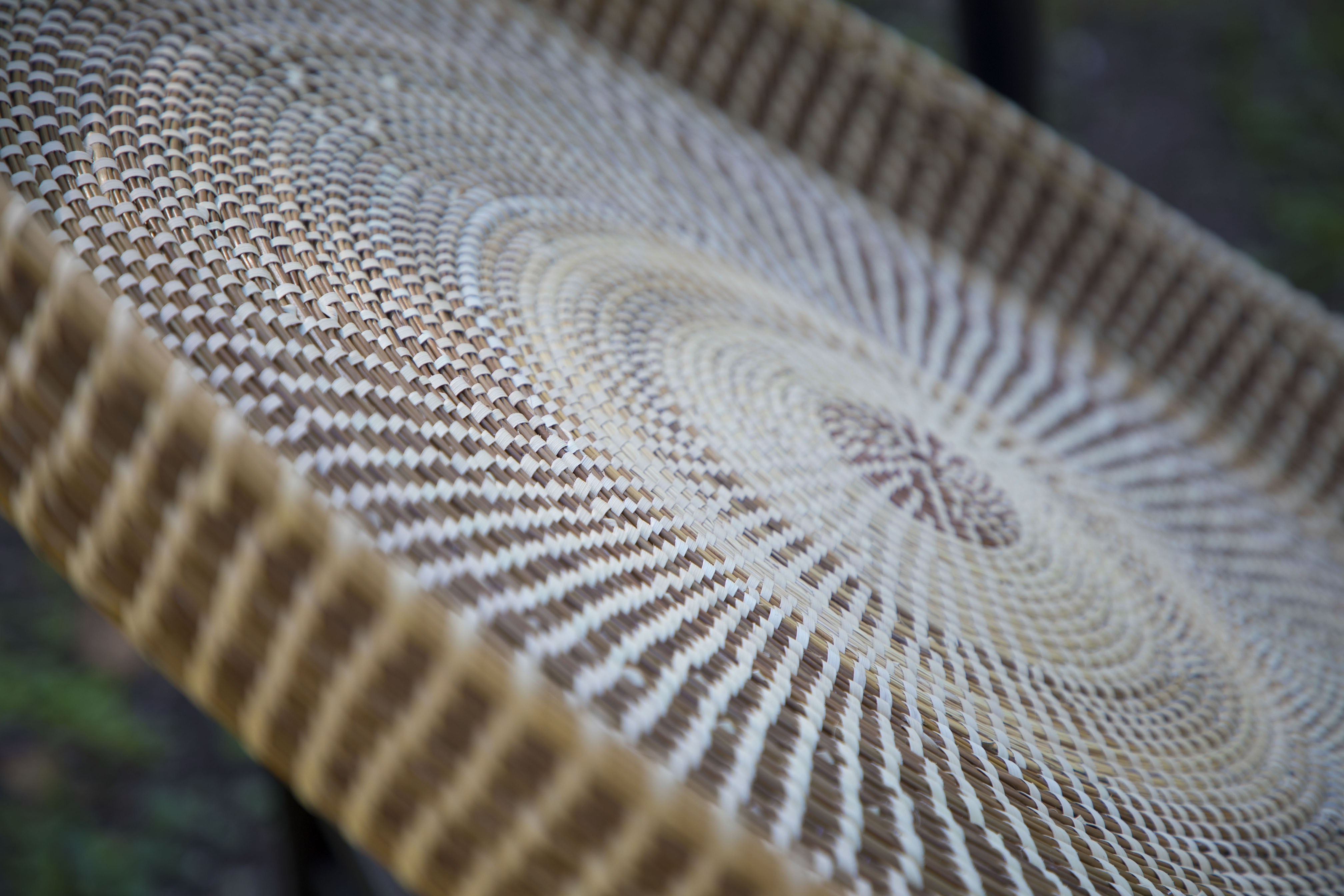 Sweetgrass basket detail