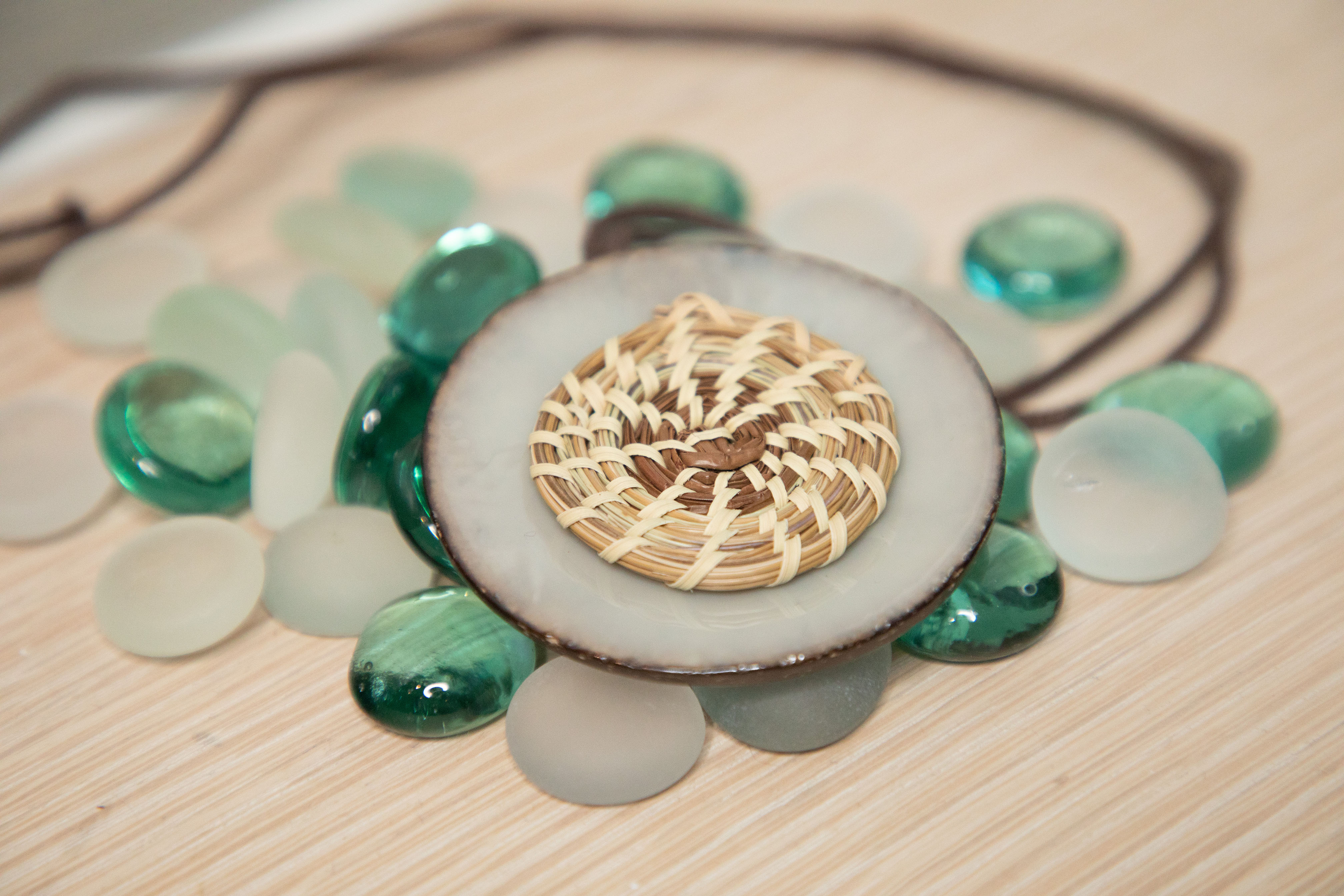 Sweetgrass pendant
