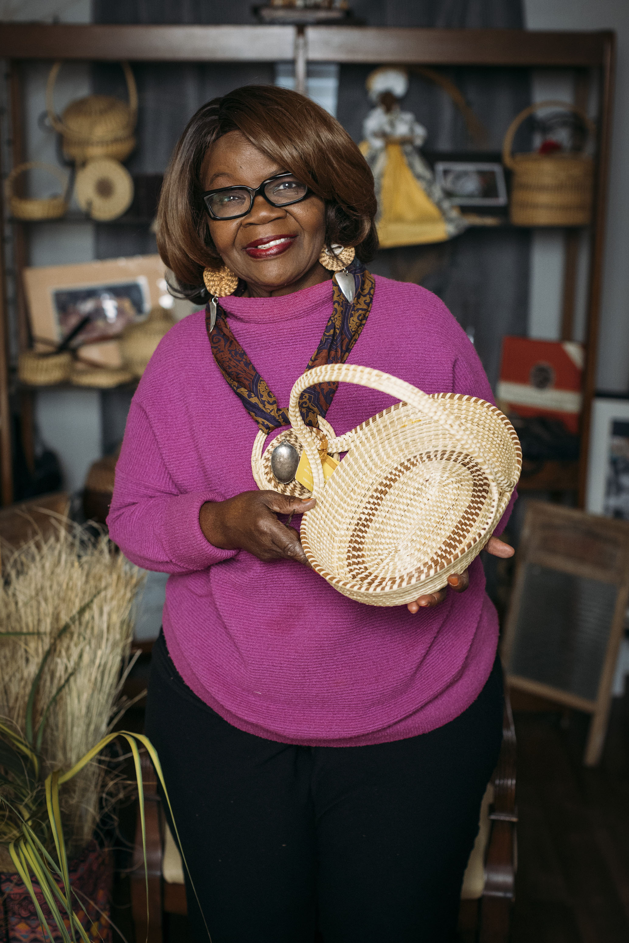 Sweetgrass basket study